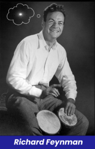 Photo of Richard Feynman lucid dreaming