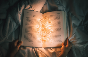 dream journal with lights