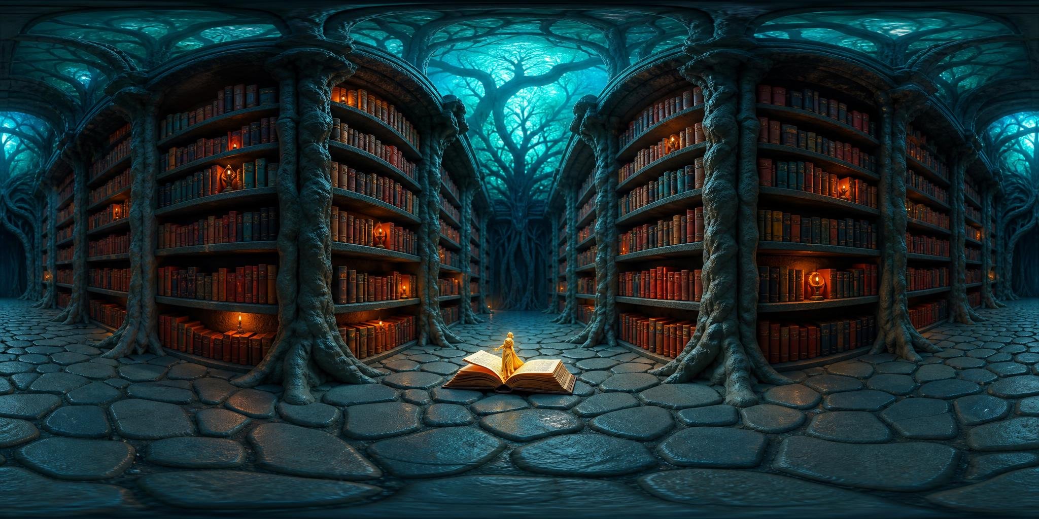 Inside The Glass Library dream